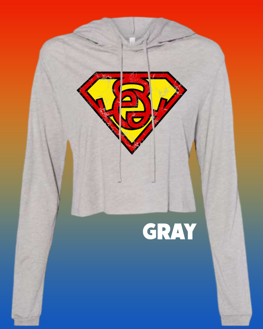 Super EEG Women's Long Sleeve Crop Hoodie